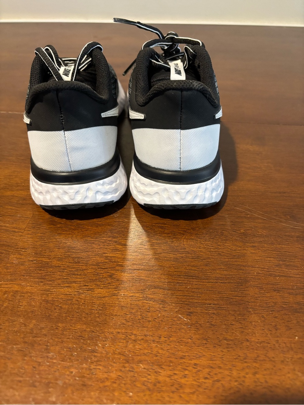 Nike Women’s Revolution Athletic Running Shoes - Black/White - Picture 7 of 7